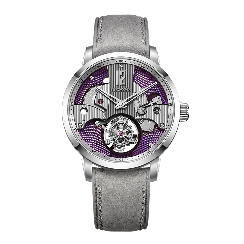 Peacock Witness Hand-Made Guilloché Tourbillon