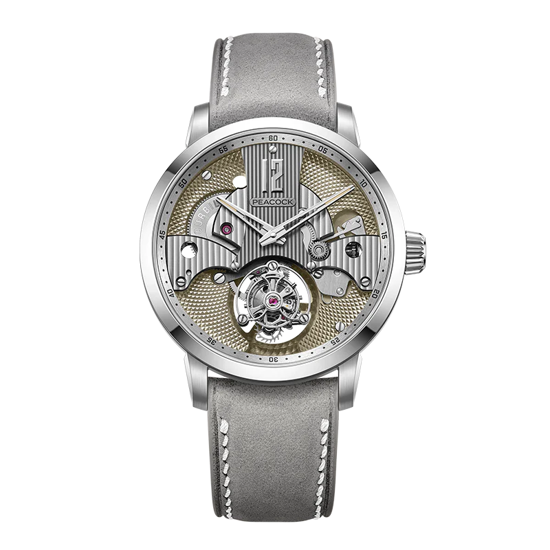Peacock Witness Hand-Made Guilloché Tourbillon
