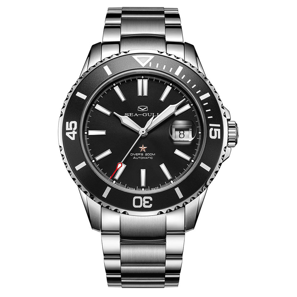 Océan 200m Étanche Date Loupe Plongée 44mm
