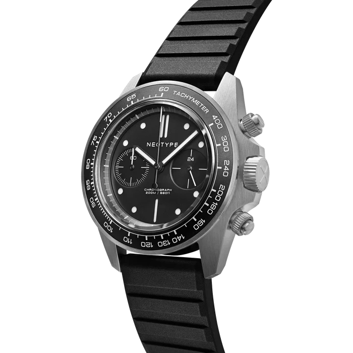 LM02 Type C Steel and Black dial