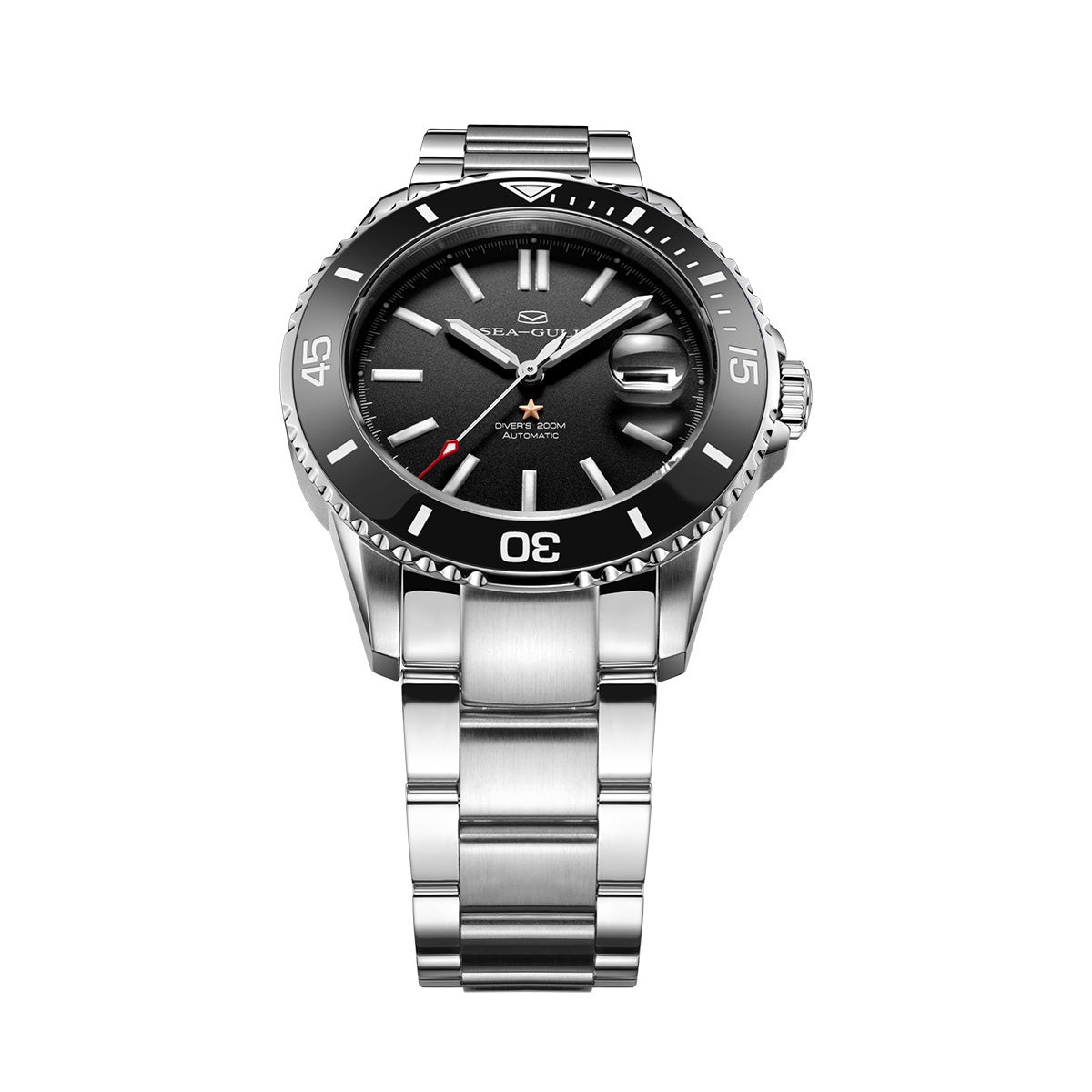 Océan 200m Étanche Céramique Lunette Plongée 44mm