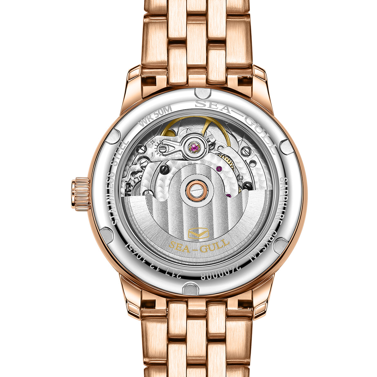 Femme Cercles Concentriques Serti Diamant Habillée 32mm