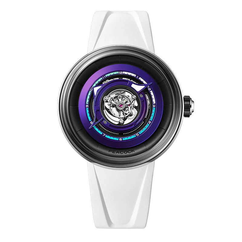 Peacock Black Hole Central Tourbillon Watch– Event Horizon Edition