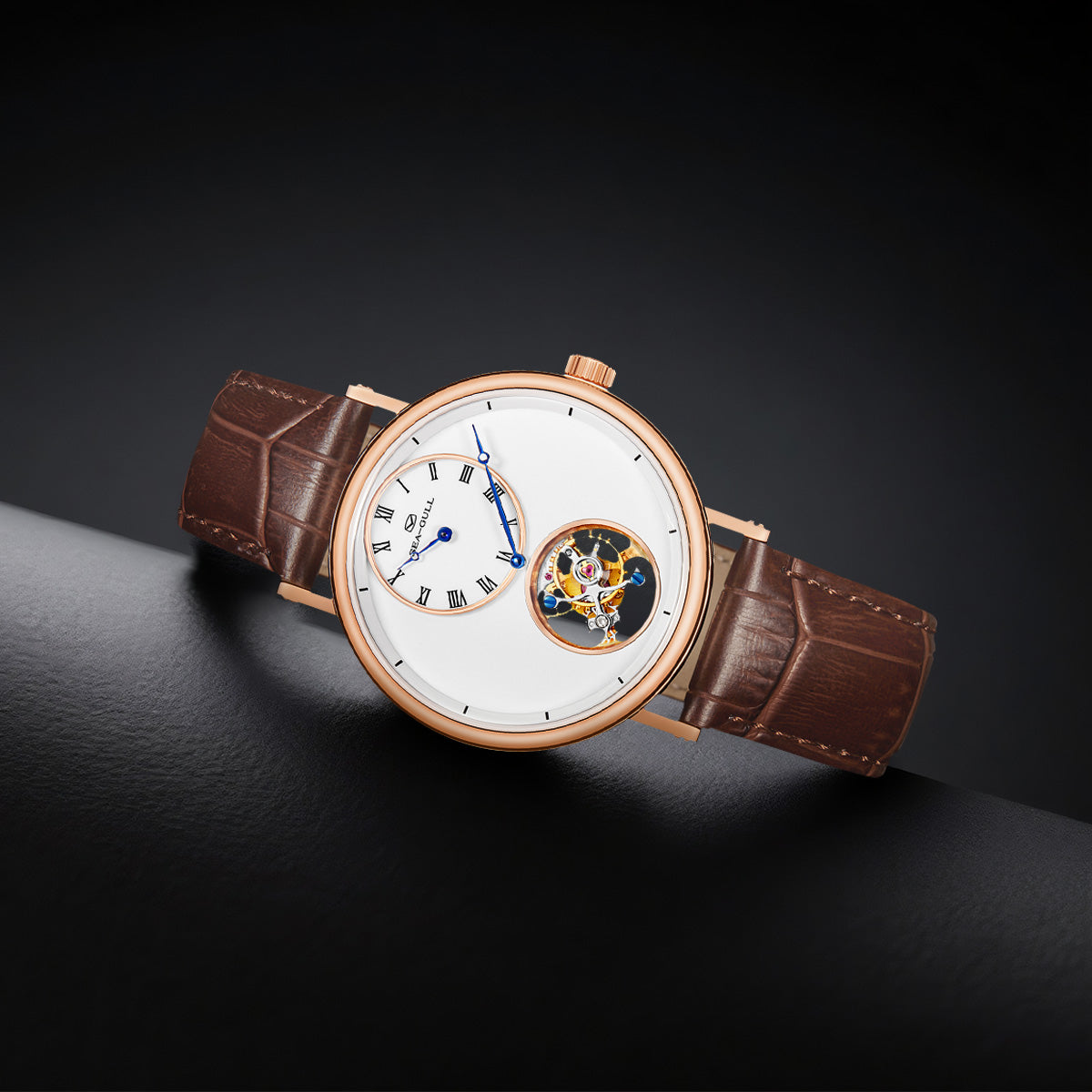 Artisan Patrimoine Maître Artisan Émail Régulateur Excentrique Tourbillon 39mm