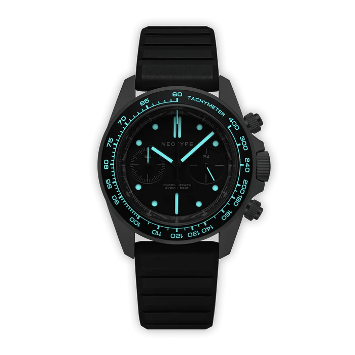 LM02 Type C Steel and Black dial