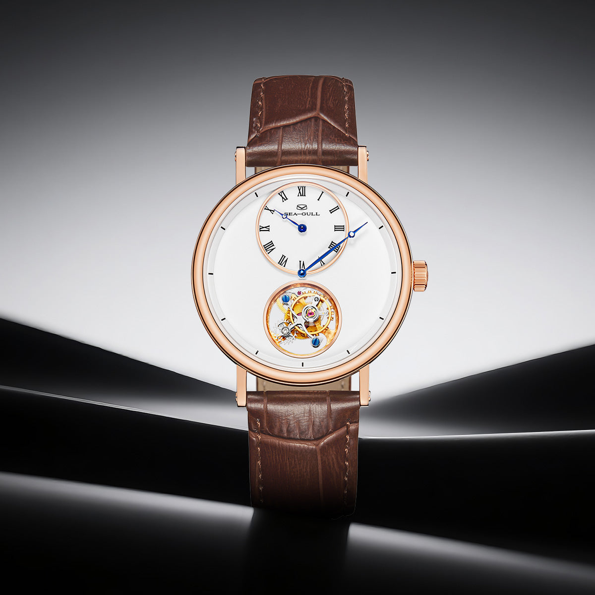 Artisan Patrimoine Maître Artisan Émail Régulateur Excentrique Tourbillon 39mm