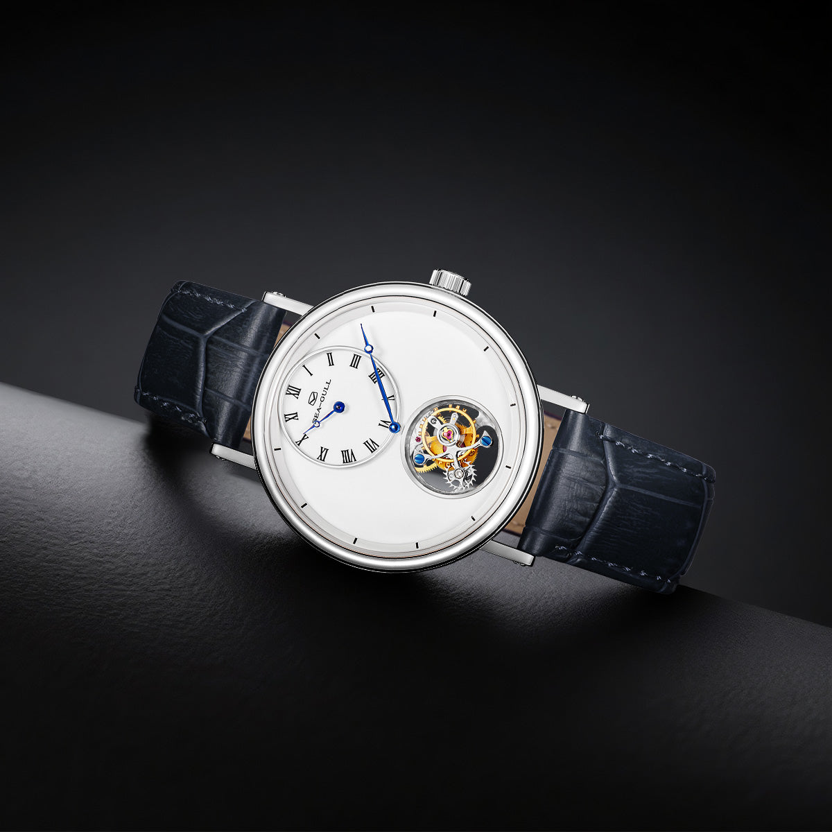 Artisan Patrimoine Maître Artisan Émail Régulateur Excentrique Tourbillon 39mm