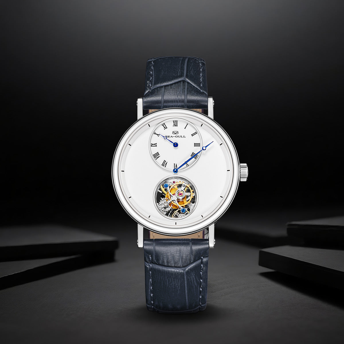Artisan Patrimoine Maître Artisan Émail Régulateur Excentrique Tourbillon 39mm