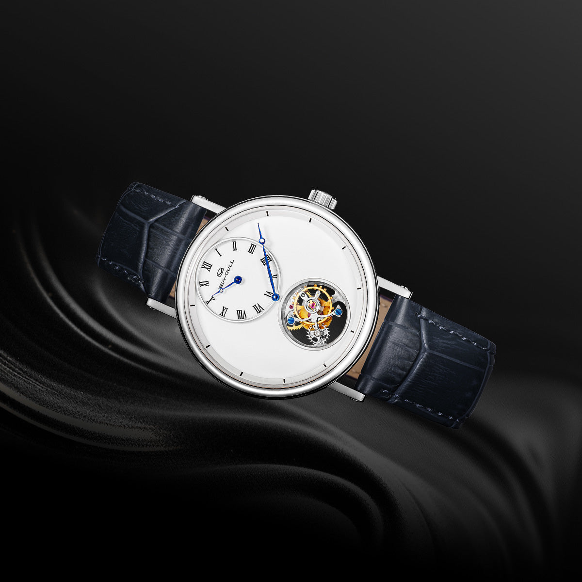 Artisan Patrimoine Maître Artisan Émail Régulateur Excentrique Tourbillon 39mm