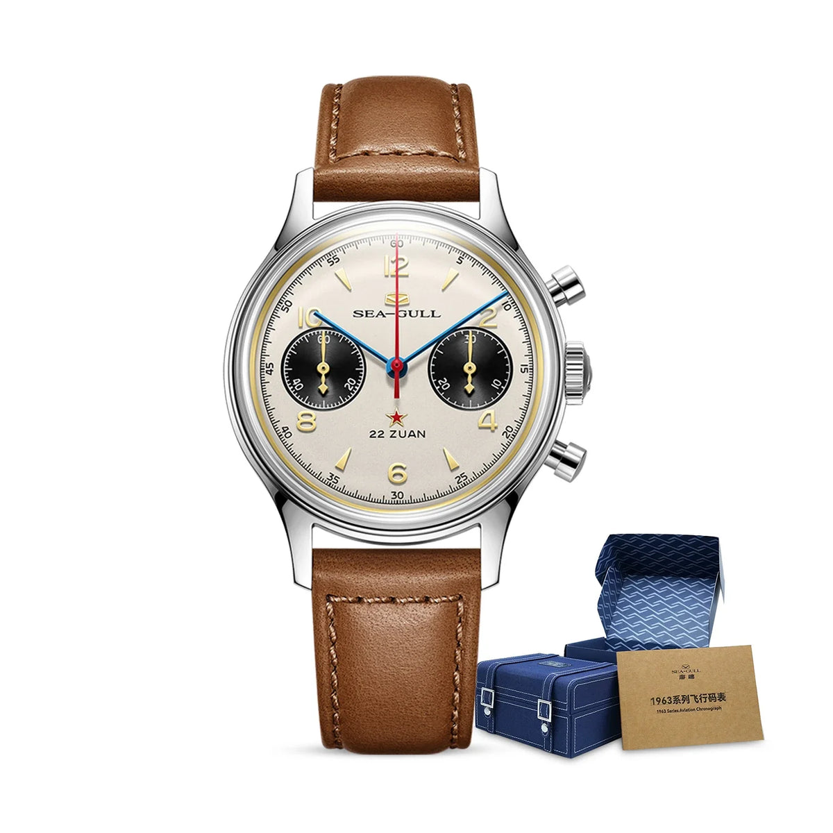 1963 Édition Nuit Polaire Panda Chronographe 37.3mm