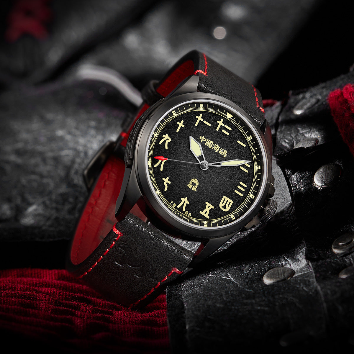 Dynastie Qin "Guerrier Noir" Style Chinois 43mm