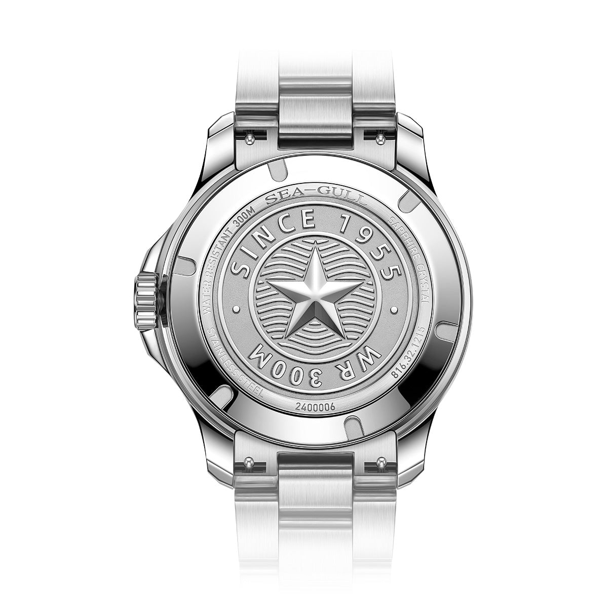 Océan Pro 300m Phase de Lune Dégradé Texturé Vague Plongée 43.5mm