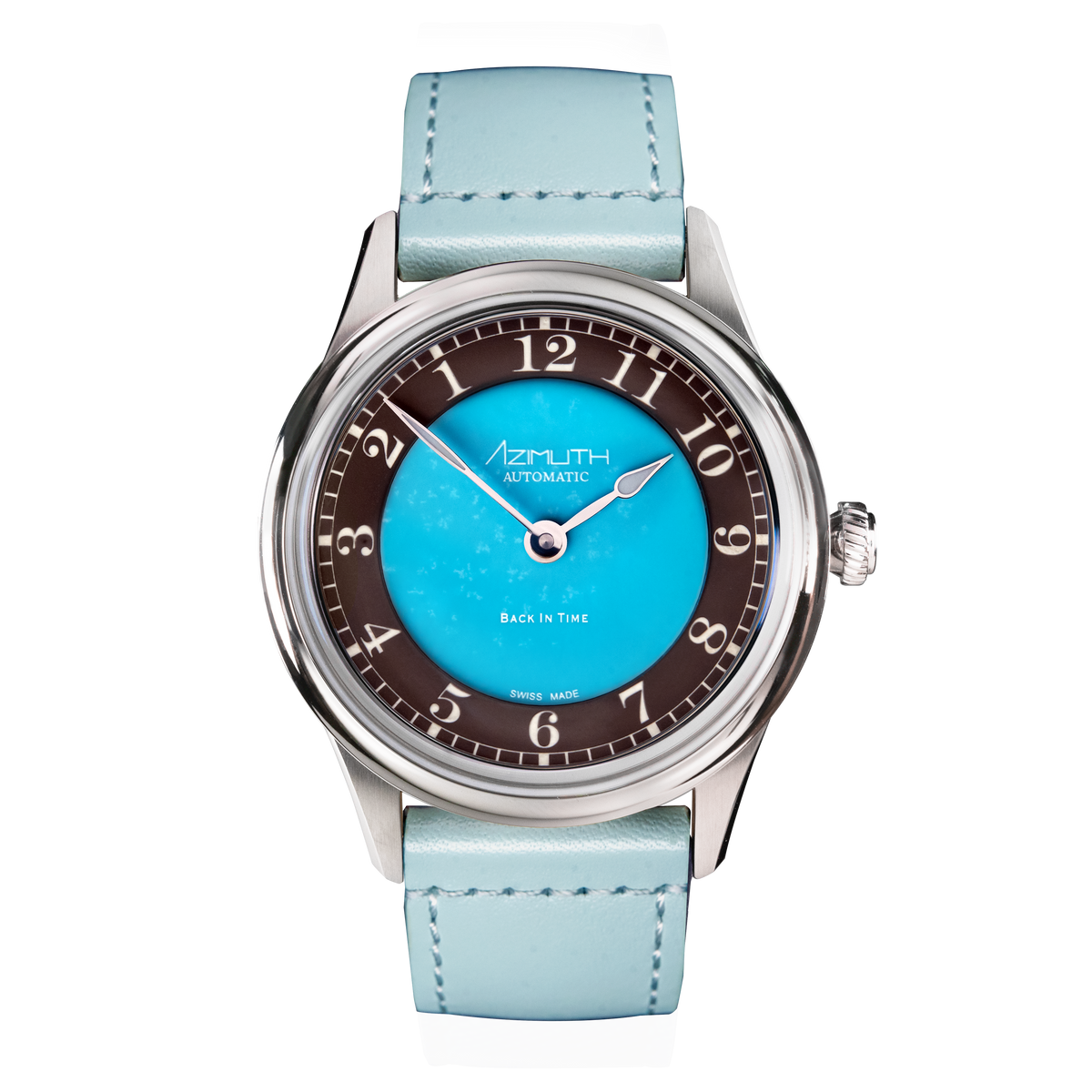 Back-In-Time Series 2 - Turquoise Stone Dial 2-Hand
