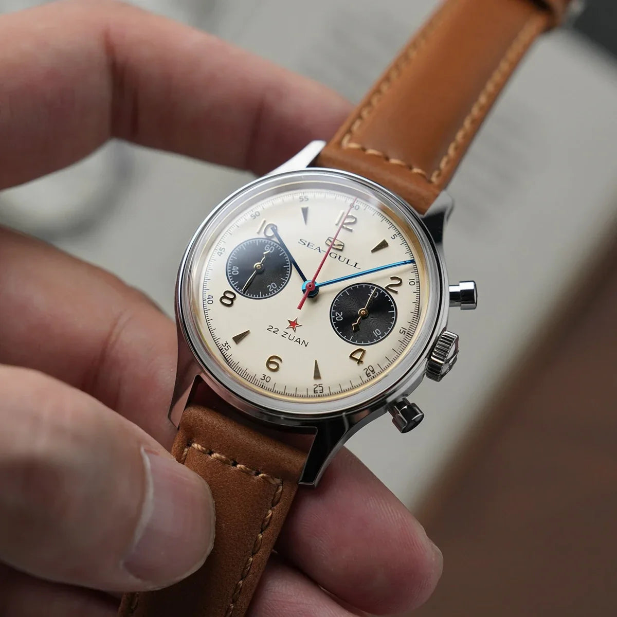 1963 Édition Nuit Polaire Panda Chronographe 37.3mm