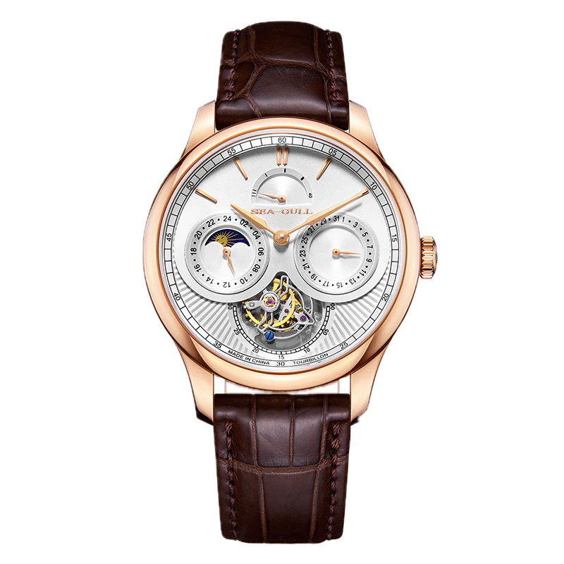 Seagull – Tourbillon Phase de Lune & Calendrier