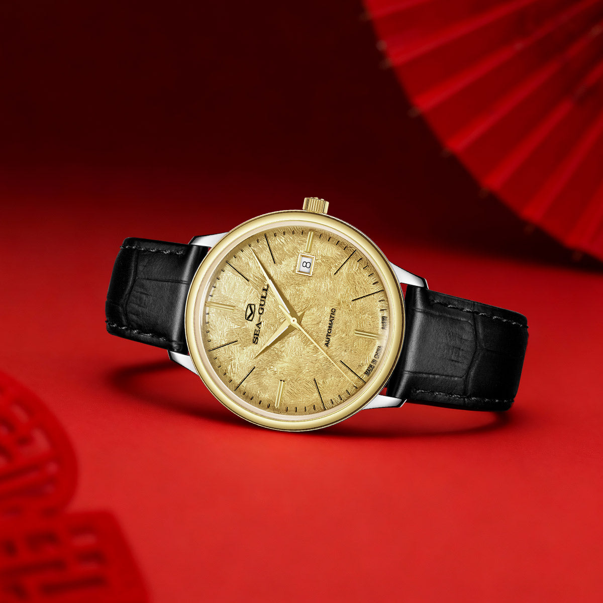 Ultra-fin Couple Or 18K Calendrier 42mm/36mm
