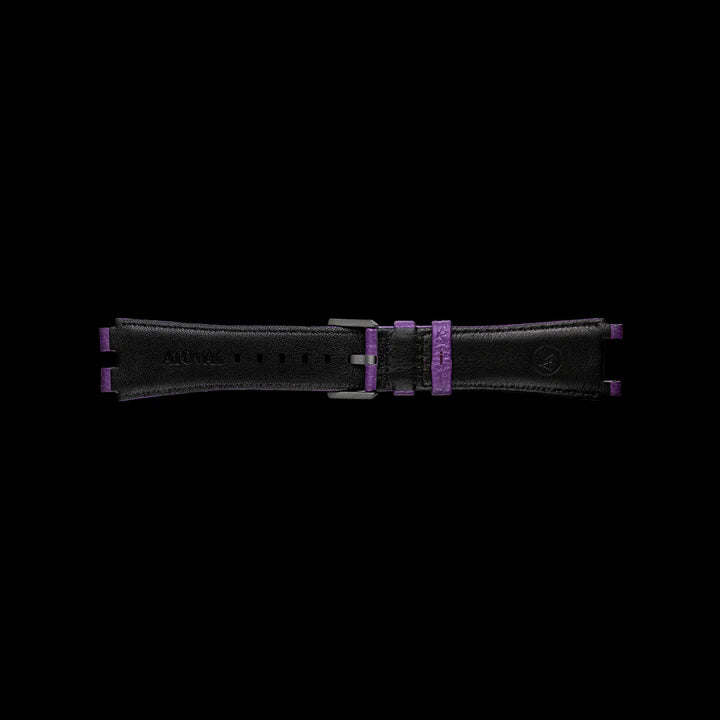 Bracelet en cuir de vache violet pour MANTA-X