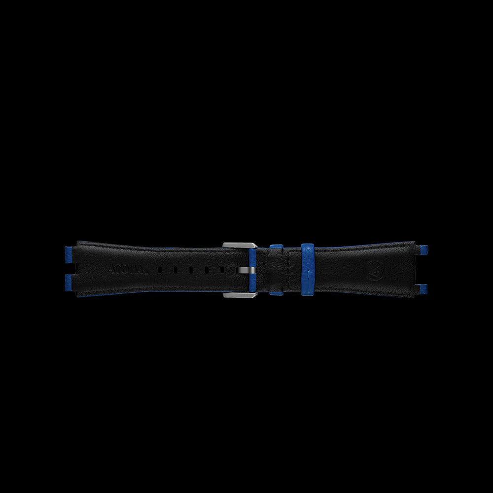 Bracelet en cuir de vache bleu pour MANTA-X