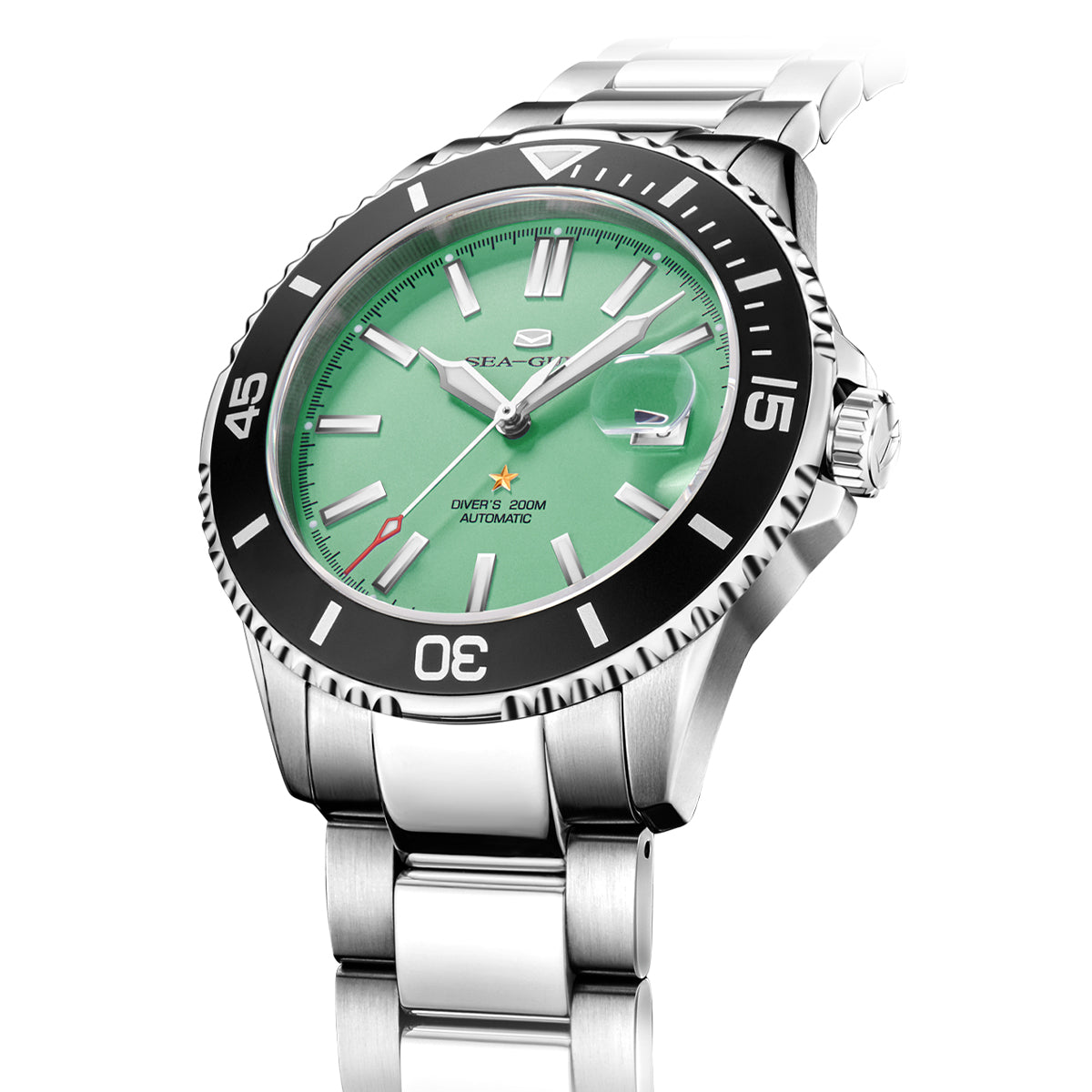 Océan 200m Étanche Cadran Mat Plongée 44mm