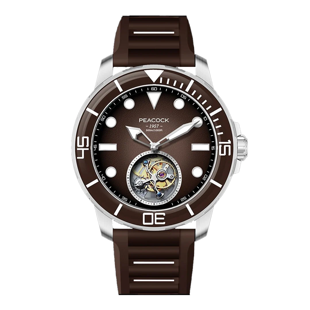 Peacock Ocean Wing Tourbillon Watch Diver 300M