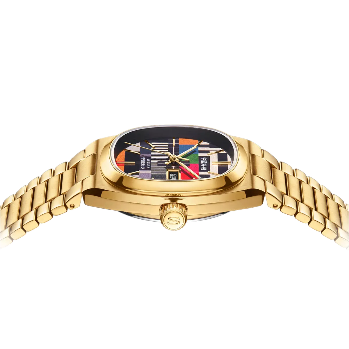 Seagull – Vintage TV Dial Tonneau Or 36 mm / 32 mm