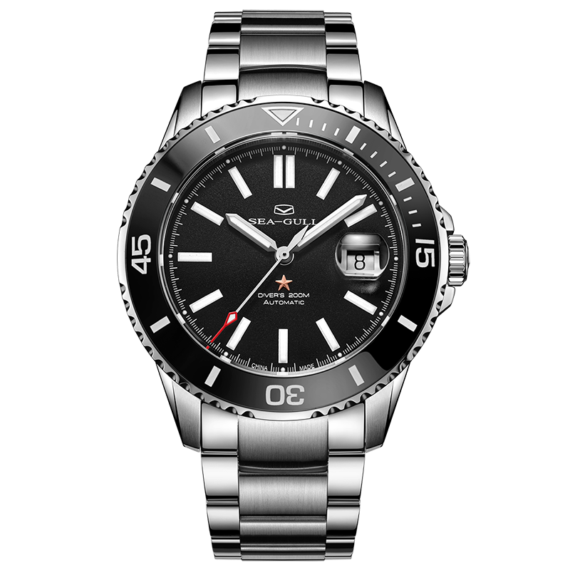 Océan 200m Étanche Céramique Lunette Plongée 44mm