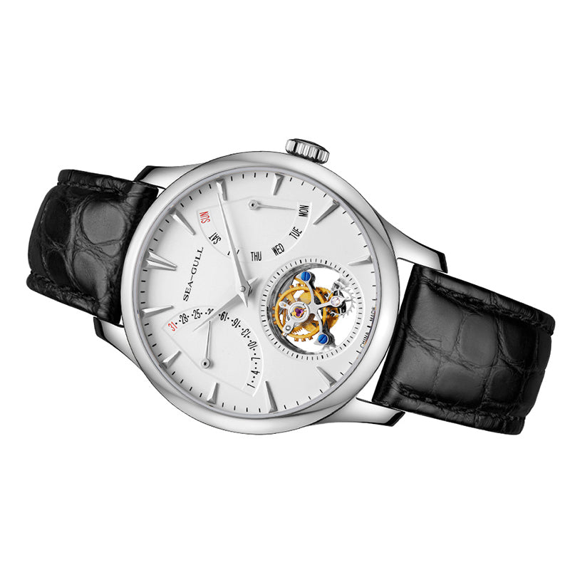 Artisan Patrimoine Multifonction Jour-Date Calendrier Excentrique Tourbillon 41mm