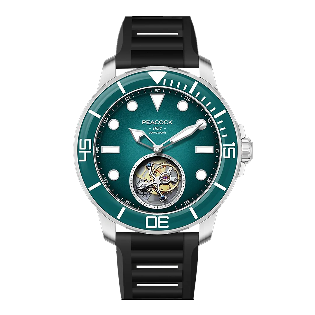 Peacock Ocean Wing Tourbillon Watch Diver 300M