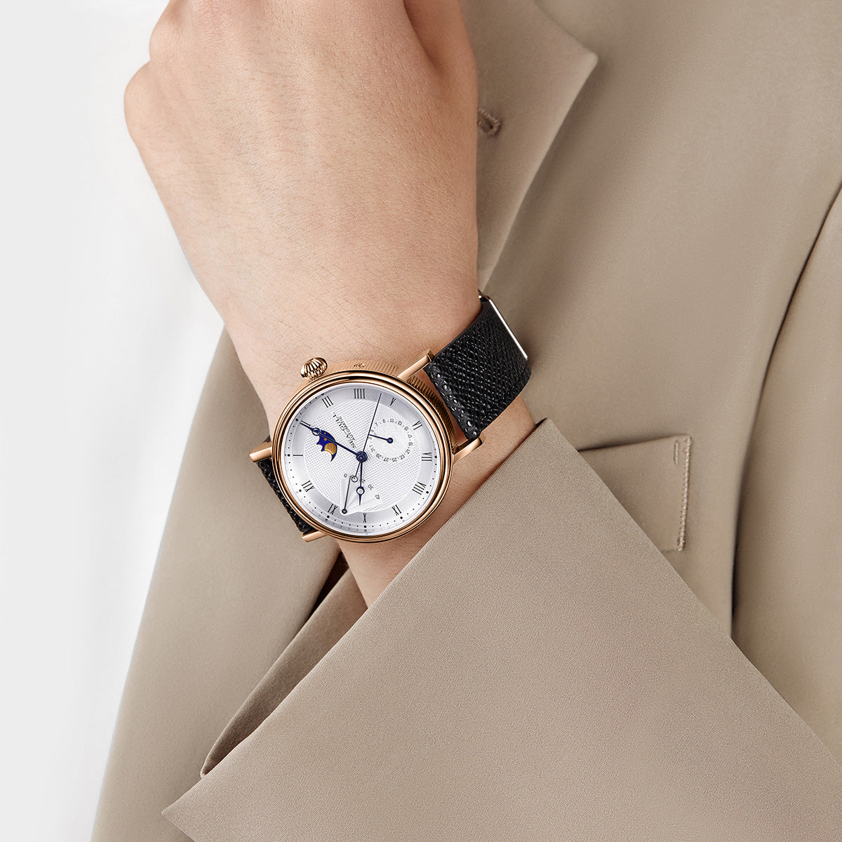Phase de Lune Calendrier Réserve de Marche 41mm