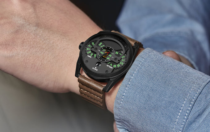 DISC ONE — Mechanical Jump Hour Wristwatch