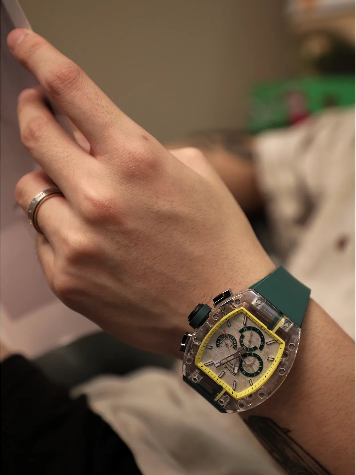 CRONUS ART CM001 Chronograph Saphir