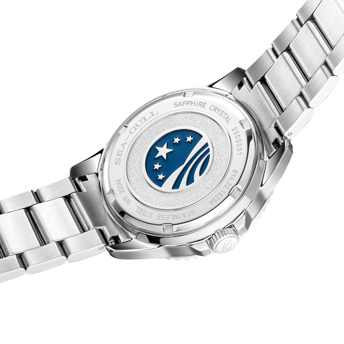 Océan 200m Étanche Cadran Mat Plongée 44mm