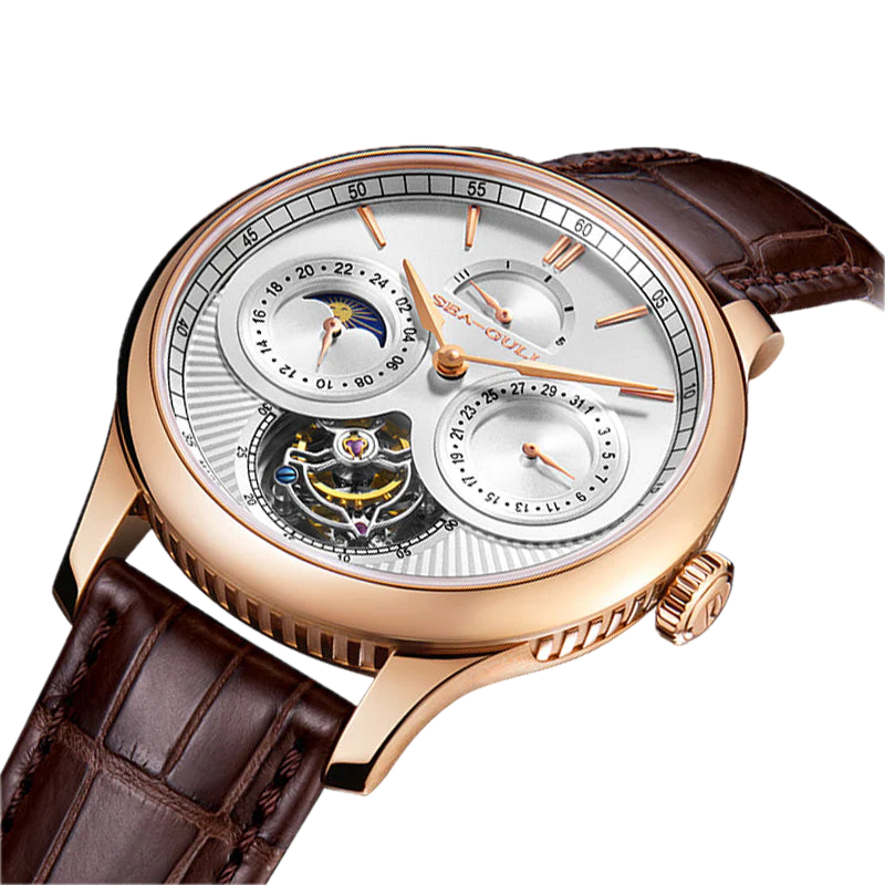 Seagull – Tourbillon Phase de Lune & Calendrier