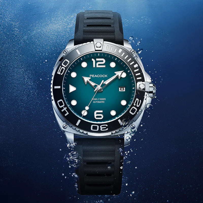 Peacock Just Dive Automatic Waterproof Watch
