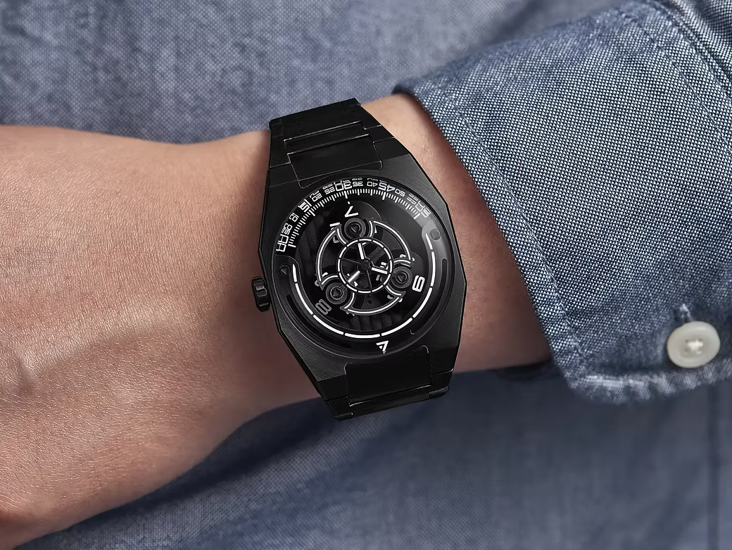 Angles KOI-5 Acier heure vagabonde