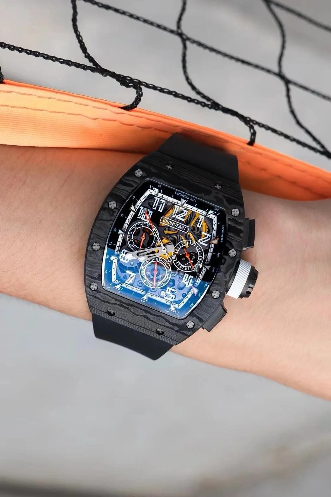 CRONUS ART CM02 und CM06 Chronograph Carbon