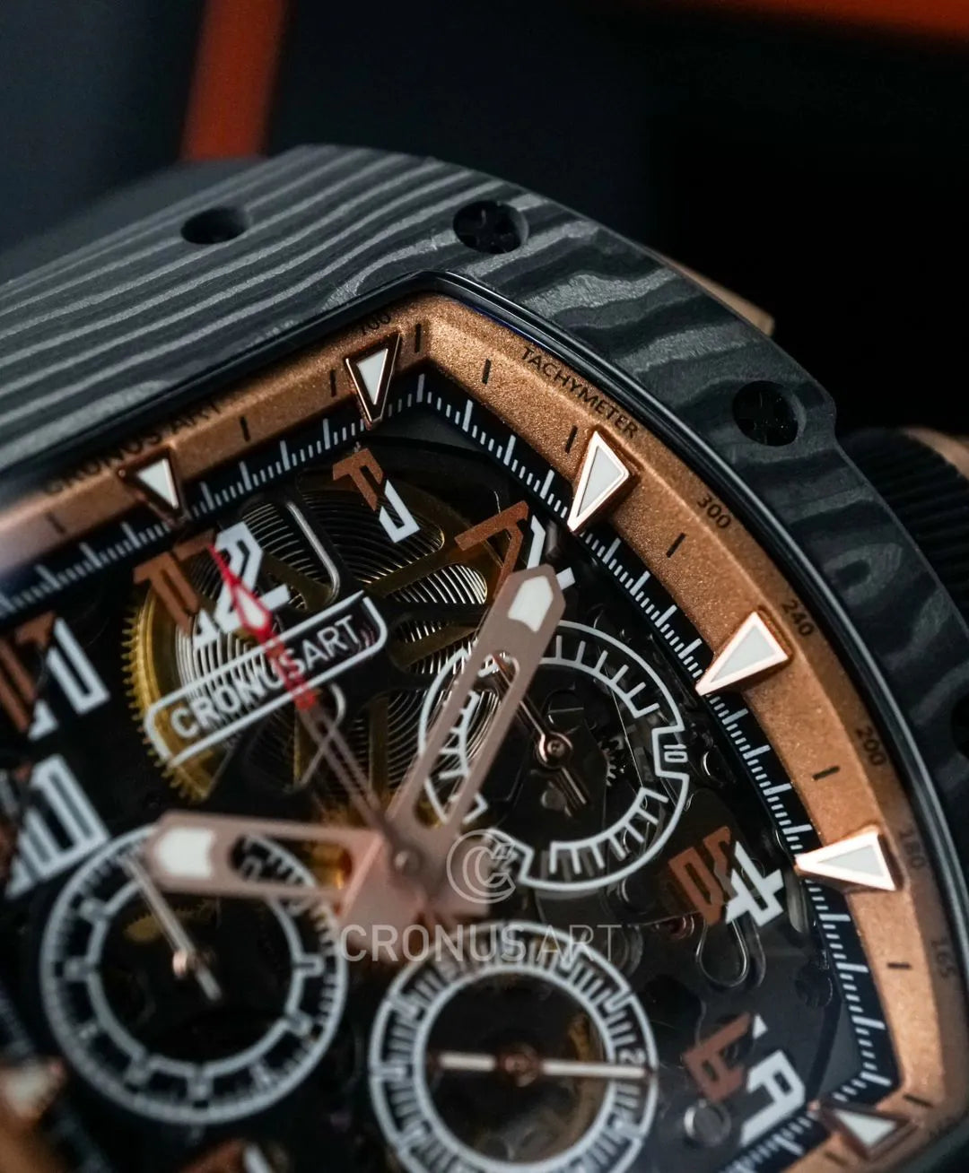 CRONUS ART CM02 und CM06 Chronograph Carbon