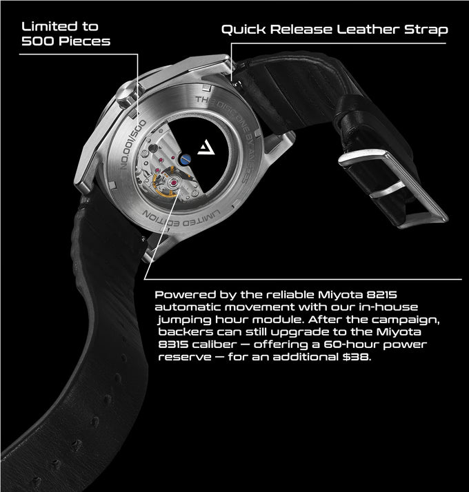 DISC ONE — Mechanical Jump Hour Wristwatch