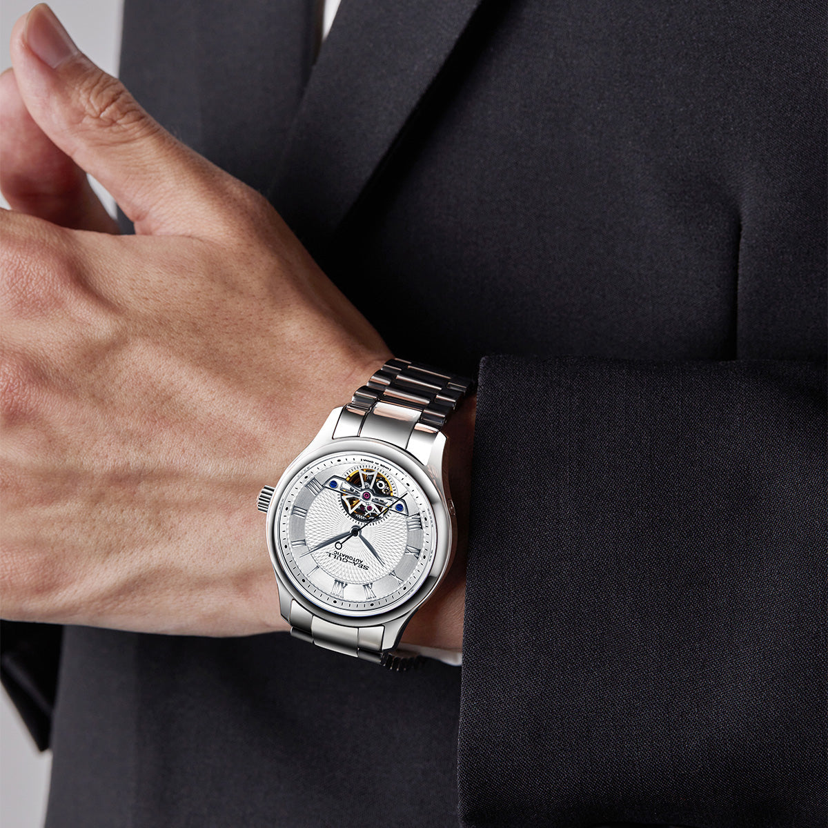 Cœur Ouvert Volant Guilloché 39mm