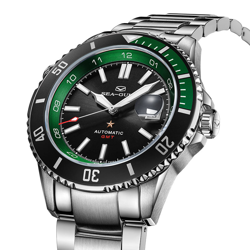 Océan 200m Étanche GMT Plongée 43.5mm