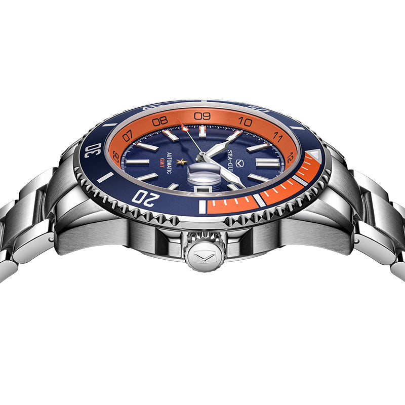 Océan 200m Étanche GMT Plongée 43.5mm
