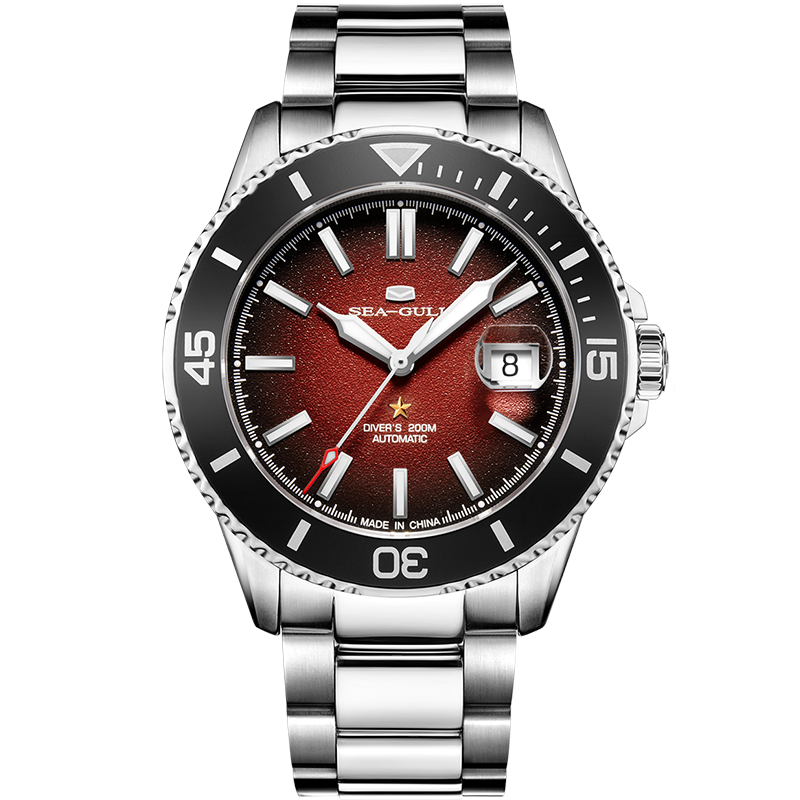 Océan 200m Étanche Cadran Mat Plongée 44mm