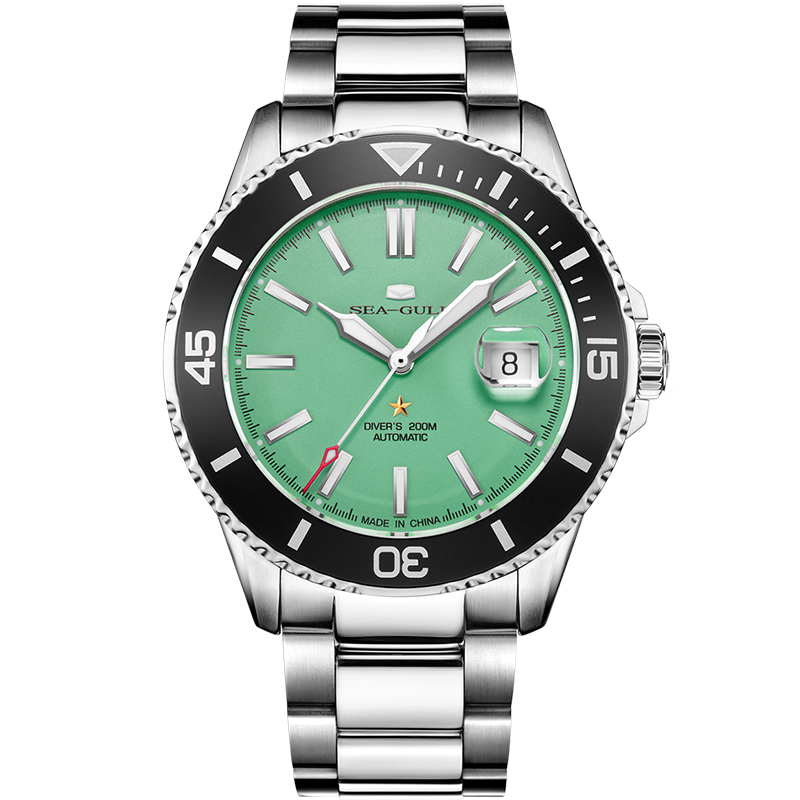 Océan 200m Étanche Cadran Mat Plongée 44mm