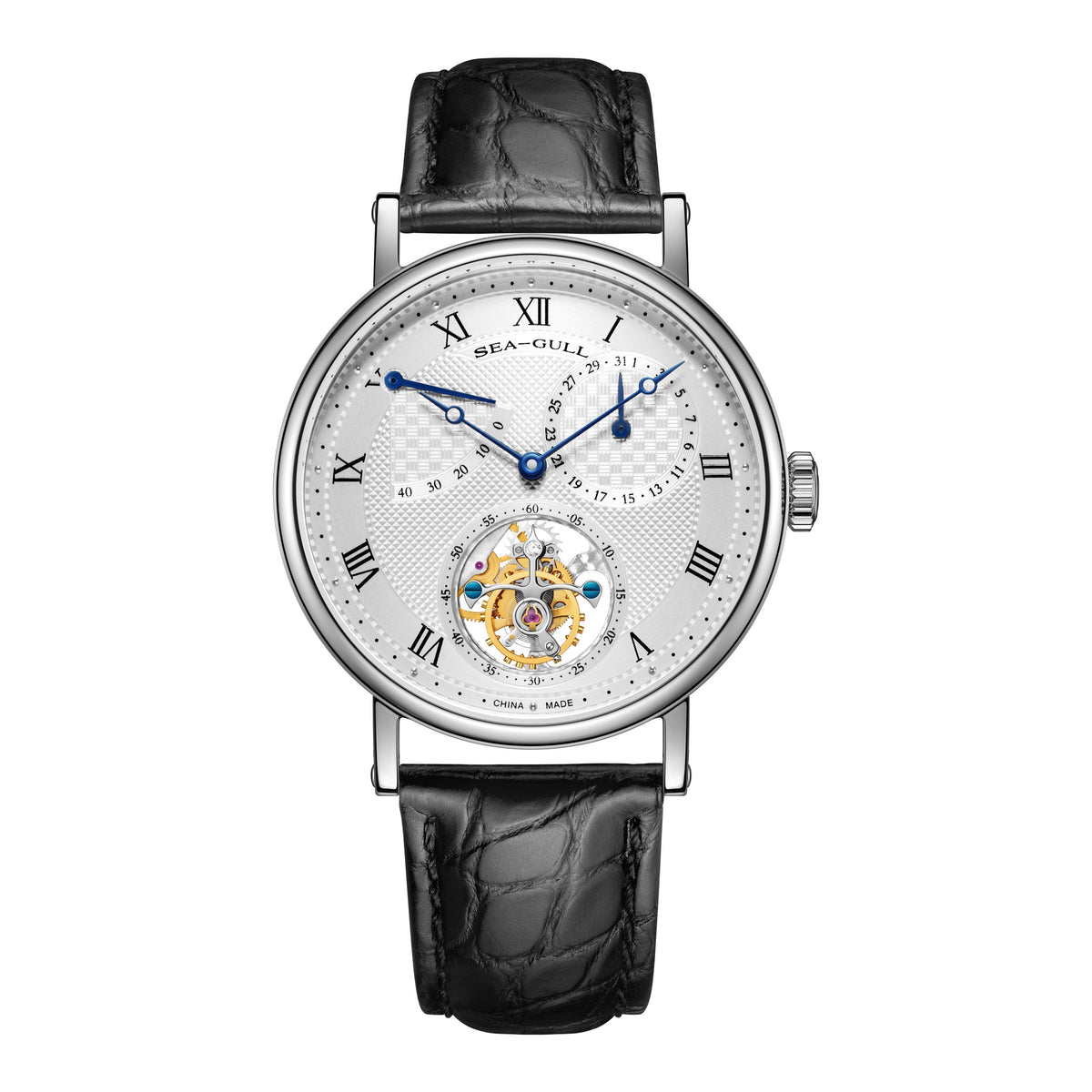 Patrimoine Tourbillon Indicateur de Réserve Calendrier 41mm