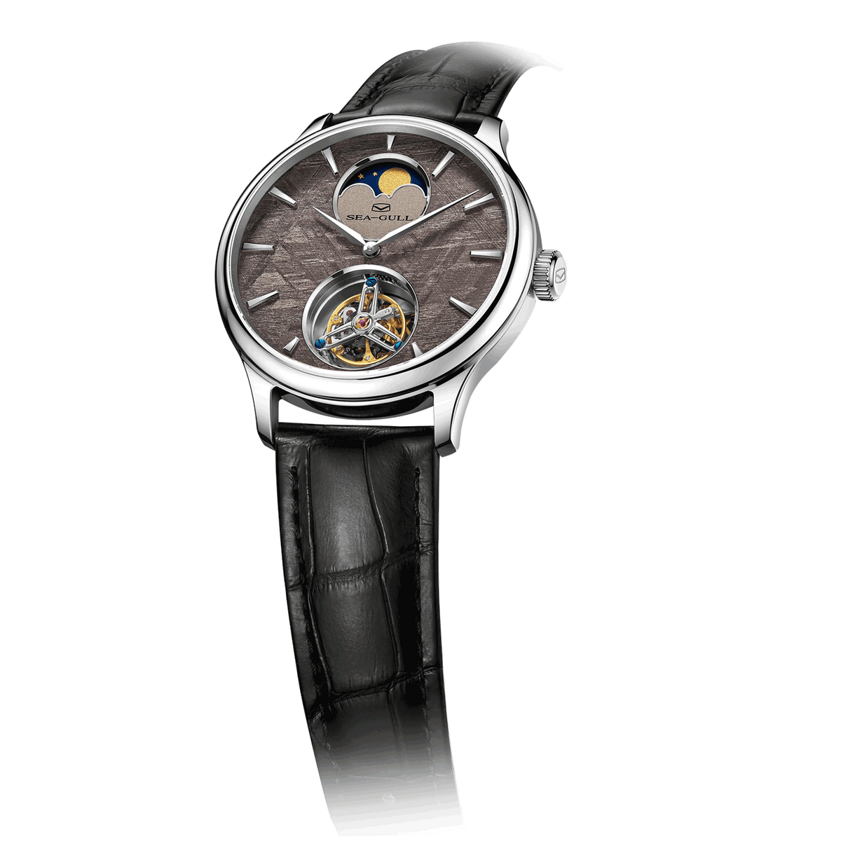 Artisan Patrimoine Météorite Phase de Lune Coaxial Tourbillon 42mm