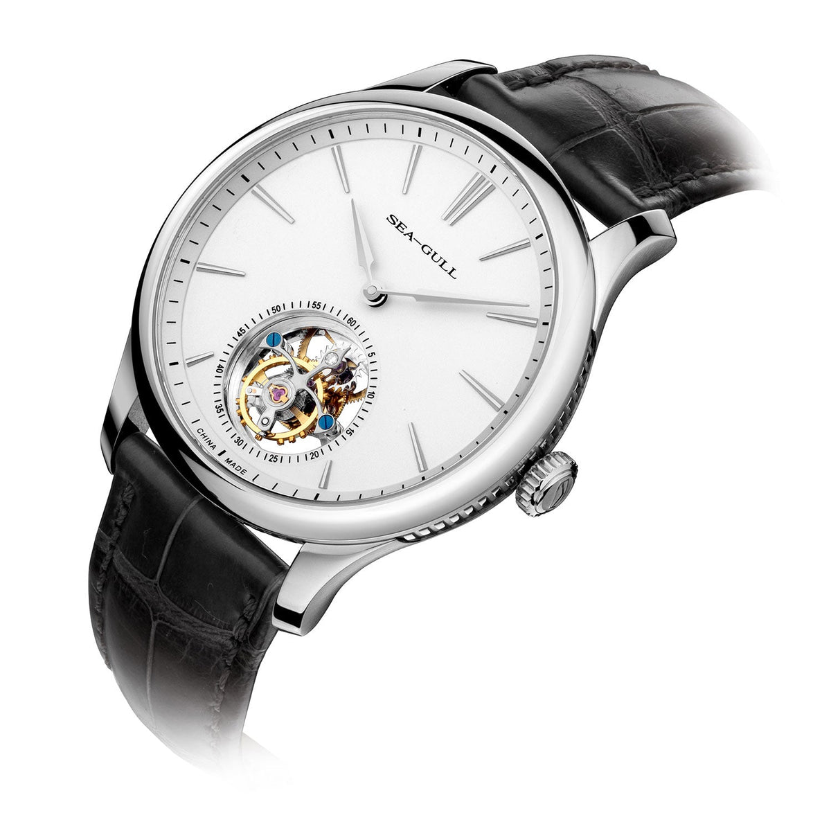 Patrimoine Décentré Tourbillon Fond Transparent 41mm