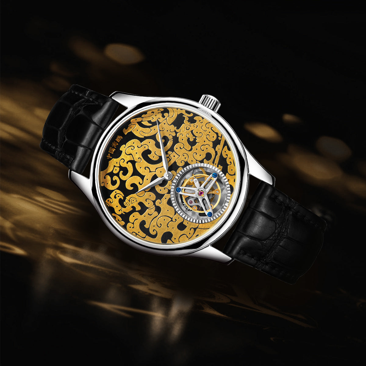 Patrimoine Panloong Or 24K Tourbillon Édition Limitée 42mm