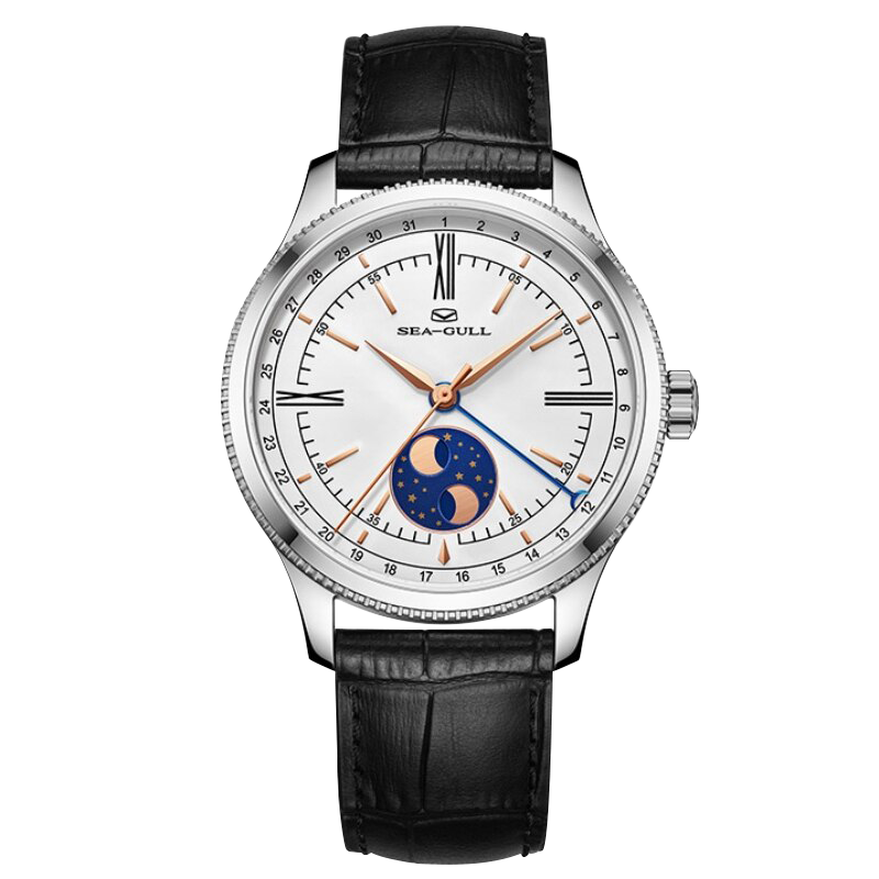 Double Hémisphère Lune Calendrier Habillée 41mm