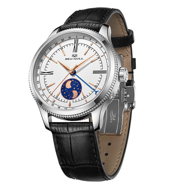 Double Hémisphère Lune Calendrier Habillée 41mm