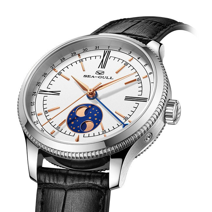 Double Hémisphère Lune Calendrier Habillée 41mm